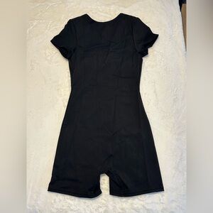 Amazon Black Short Sleeve Jumpsuit